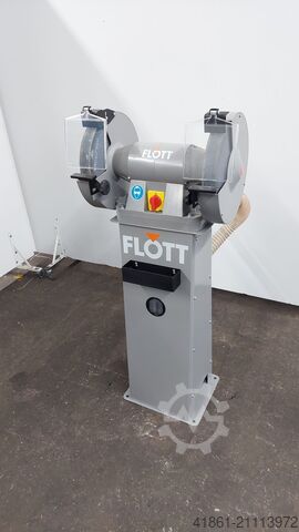 Doppelschleifbock mit Absaugung FLOTT TS 300 SD + MA 400 D