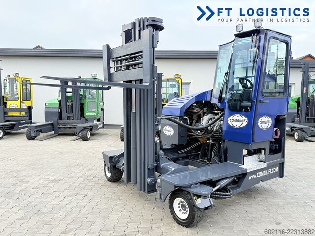4-way forklift Combilift C4000 GAS TRIPLEX 5550 POSITIONER CABIN