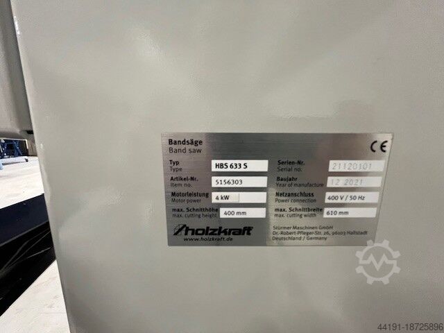 Bandsäge Holzkraft HBS 633 S SET