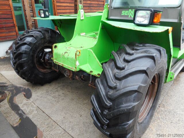 Teleskoplader Sennebogen 305 mit Schaufel + Gabel + Kranarm