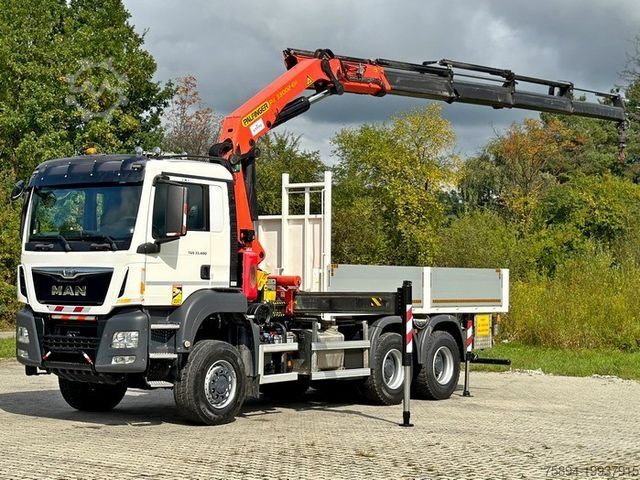 Truck mounted crane MAN TGS 33.480 * PK 33002-EH C + FUNK/6x6 * TOP