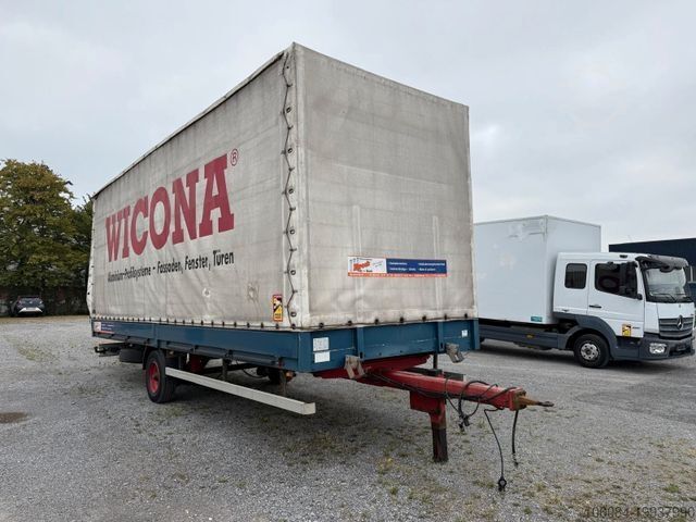 Open trailer with tarp MUELLER FZ-BAU PRITSCHE + PLANE 2680 KG Nutzlast
