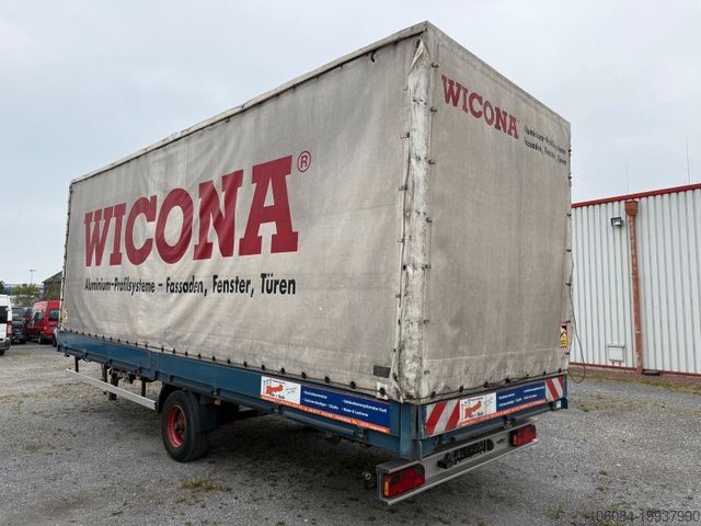Open trailer with tarp MUELLER FZ-BAU PRITSCHE + PLANE 2680 KG Nutzlast
