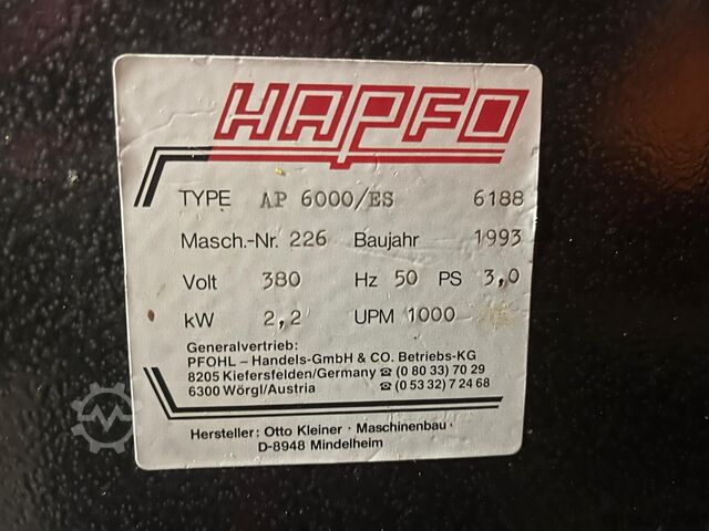 Drechselbank / Drehmaschine HAPFO AP 6000/ES