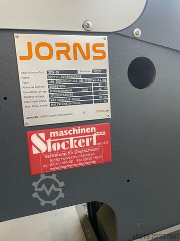 Sheet metal folder Jorns JDB-200G-RH-DP-SL3-1250-CP300Twin-6,4-ds