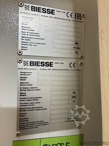 Vertical wood machining center Biesse Skipper V31