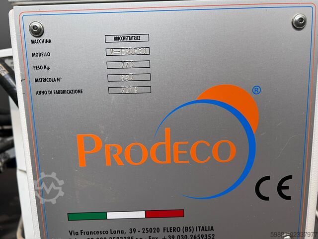 Briquetting press PRODECO E 60 Super Vertical
