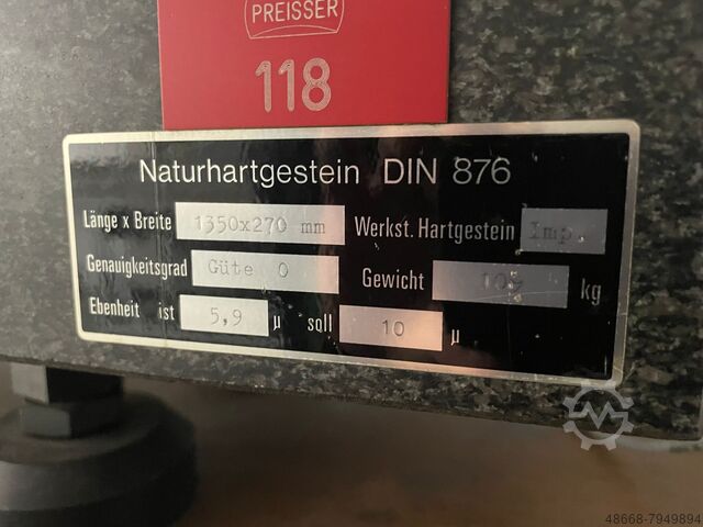 Length Measuring Machine Measuring Machine Helios Preisser 