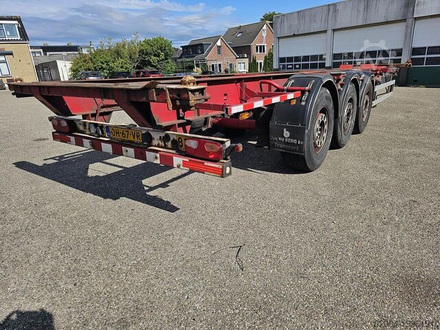 Container transport FREUHAUF OCCZ 42-327 A| 40 FT HIGHCUBE| 2 X 20 FOOT 20 F...