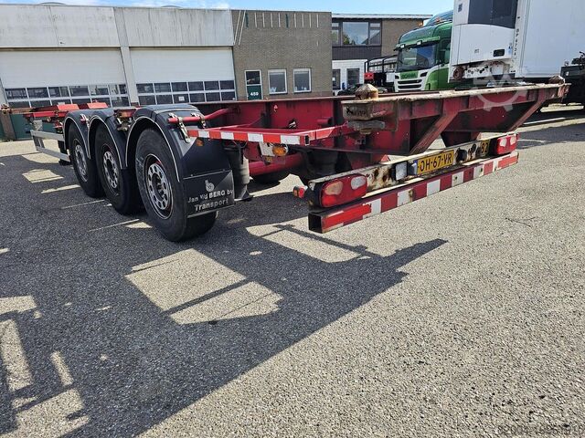 Container transport FREUHAUF OCCZ 42-327 A| 40 FT HIGHCUBE| 2 X 20 FOOT 20 F...