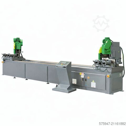 Halbautomatische Doppelkopf-Gehrungsmaschine CRONOSSTECH CAYK 400 DG