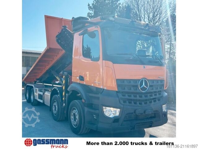 Abrollkipper Mercedes-Benz Arocs 3245 L 8x4/4, Kran Palfinger PK33002 EH-E,