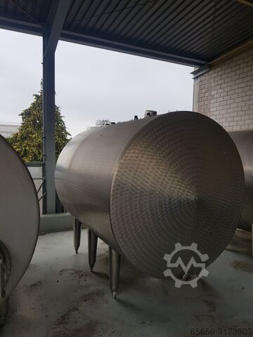 Edelstahlbehälter 6000 l Doppelmantel