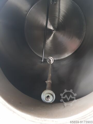 Stainless steel tank 6000 l double jacket  