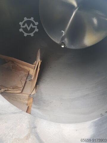Stainless steel tank 6000 l double jacket  