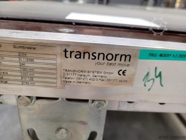 Conveyor belt Transnorm 1200
