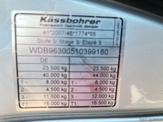 Autotransporter LKW MERCEDES-BENZ Actros 2446 Kässbohrer Metago Pro Intago TT