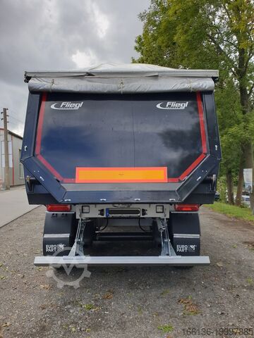 Kipper Auflieger FLIEGL Sattelkipper Stahl- 27cbm