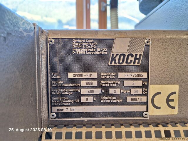 Dowel boring machine KOCH Sprint-PTP