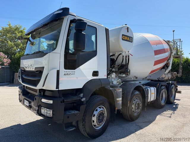 Concrete mixer truck Iveco Trakker 450