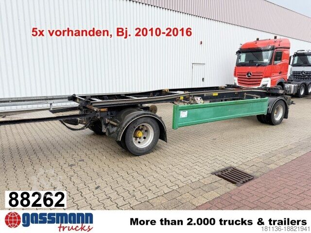 Roll off trailer Hüffermann HSA 18.70 Schlittenabroller