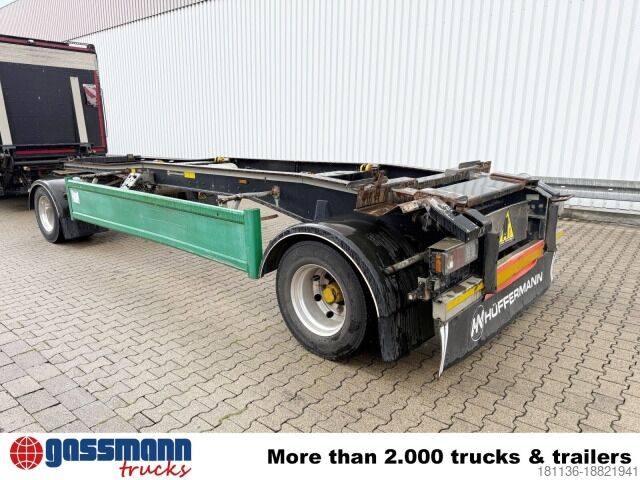 Roll off trailer Hüffermann HSA 18.70 Schlittenabroller