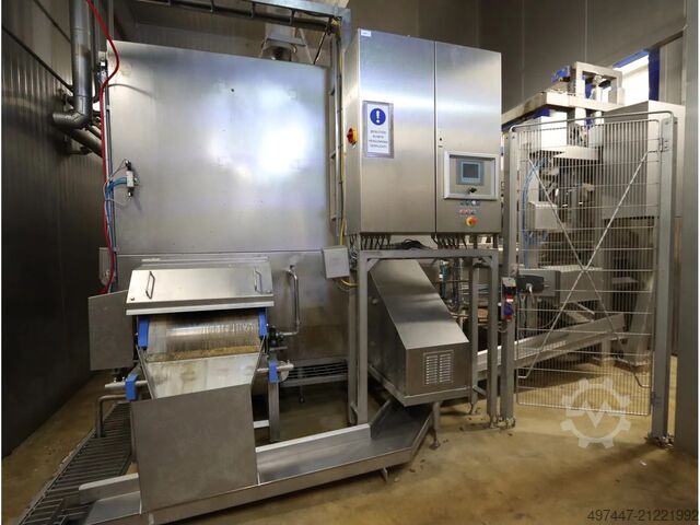 Nawi 2015 Edelstahl Kistenwaschmaschine Nawi Kratten / bak wasmachine RVS