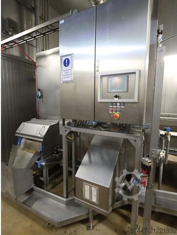 Nawi 2015 Edelstahl Kistenwaschmaschine Nawi Kratten / bak wasmachine RVS