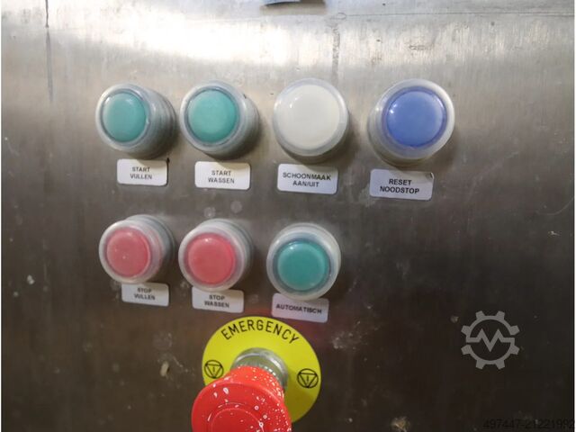 Nawi 2015 Edelstahl Kistenwaschmaschine Nawi Kratten / bak wasmachine RVS