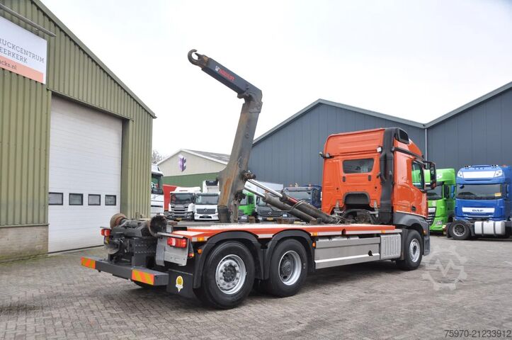 Hakenarmsystem Mercedes-Benz Actros 2548 6X2 + HIAB HAAKARM 21T
