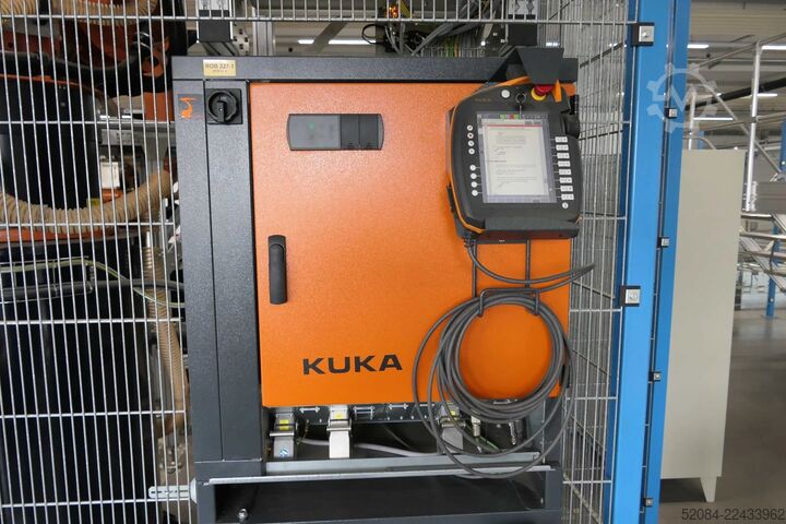 Palletizing system with KUKA robots KUKA Automatische Palettieranlage