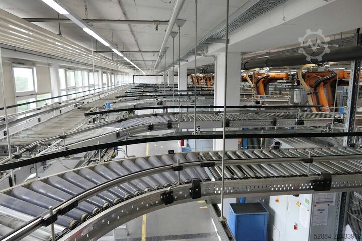 Palletizing system with KUKA robots KUKA Automatische Palettieranlage