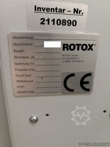 Water jet cutter Rotox FWS 381