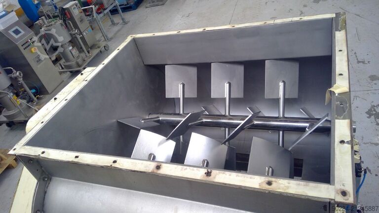 1,000 Litre Tatham Stainless Steel Twin Shaft Paddle Mixer TATHAM 1,000 Litre