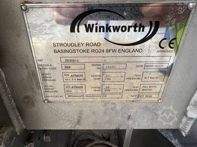 Winkworth model ZX500-6 stainless steel Mixer / Extruder WINKWORTH ZX500-6