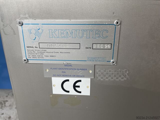 50 Liter Kemutec Gardner Edelstahl-Ribbon Blender Kemutec 50 Litre