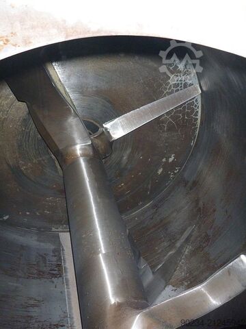 1700 Liter Kates ATEX Kohlenstoffstahl-Paddelmischer, doppelwandig (mit Mantel) KATES 1,700 LITRE
