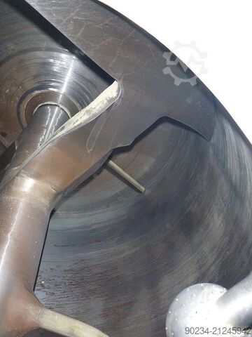 1700 Liter Kates ATEX Kohlenstoffstahl-Paddelmischer, doppelwandig (mit Mantel) KATES 1,700 LITRE