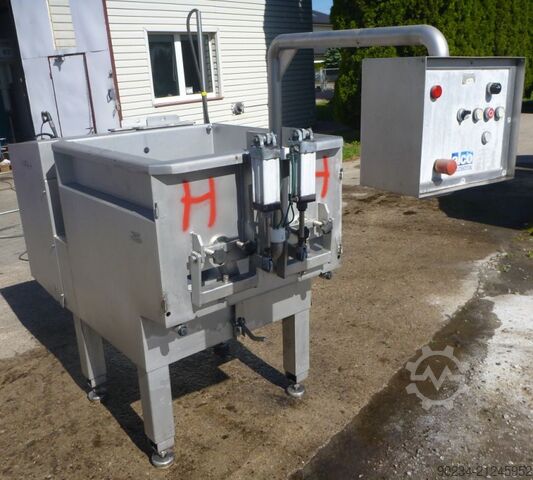 Alco Food Doppelwellen-Paddelmischer aus Edelstahl, Gesamtvolumen 330 Liter. ALCO FOOD MACHINES AMP 300-S