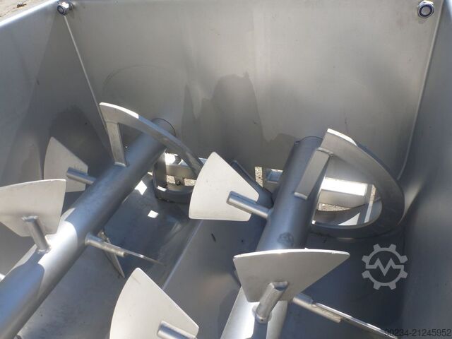 Alco Food Doppelwellen-Paddelmischer aus Edelstahl, Gesamtvolumen 330 Liter. ALCO FOOD MACHINES AMP 300-S