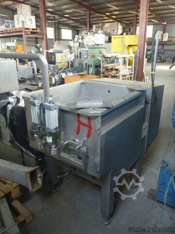 Alco Food Doppelwellen-Paddelmischer aus Edelstahl, Gesamtvolumen 330 Liter. ALCO FOOD MACHINES AMP 300-S