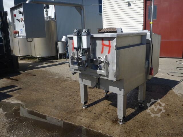 Alco Food Doppelwellen-Paddelmischer aus Edelstahl, Gesamtvolumen 330 Liter. ALCO FOOD MACHINES AMP 300-S