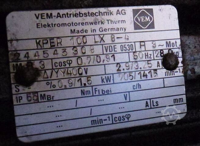 Alco Food Doppelwellen-Paddelmischer aus Edelstahl, Gesamtvolumen 330 Liter. ALCO FOOD MACHINES AMP 300-S