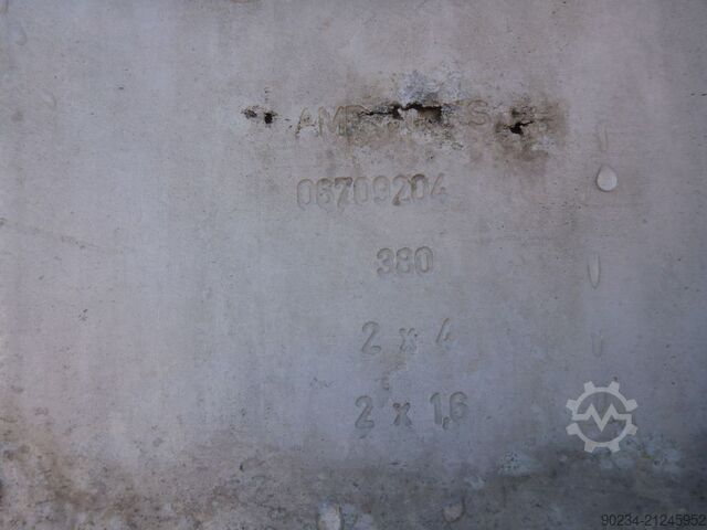 Alco Food Doppelwellen-Paddelmischer aus Edelstahl, Gesamtvolumen 330 Liter. ALCO FOOD MACHINES AMP 300-S