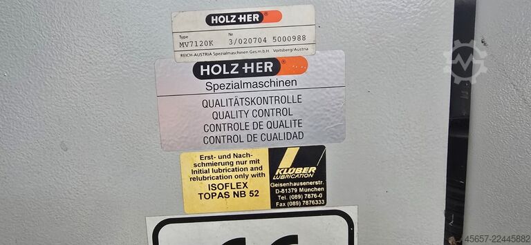 Bearbeitungszentrum HOLZ-HER Eco Master 7120