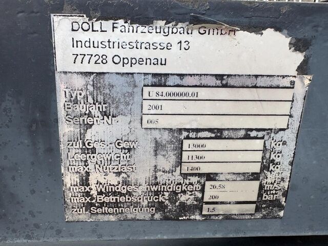 Aerial platform body Mercedes-Benz ATEGO 1317 + DOLL HOOGWERKER 10 meter + 3236 KM...