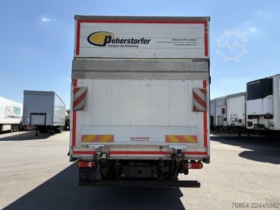 LKW mit Pritsche & Plane IVECO EUROCARGO 140E PLANE, LBW BÄR, EURO 6, KLIMA