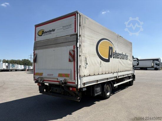 LKW mit Pritsche & Plane IVECO EUROCARGO 140E PLANE, LBW BÄR, EURO 6, KLIMA