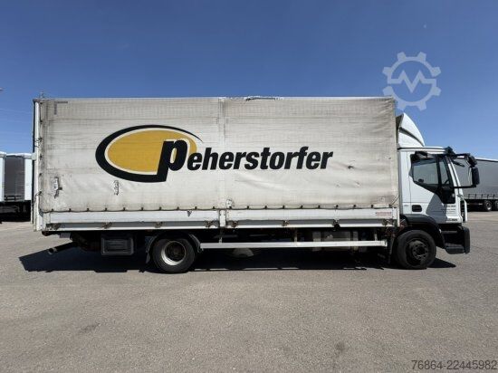 LKW mit Pritsche & Plane IVECO EUROCARGO 140E PLANE, LBW BÄR, EURO 6, KLIMA