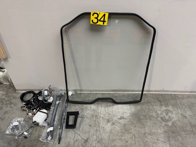 Frontscheibe + Scheibenwischer + Materia Linde 386 Windshield + Accessories [ID: 1034]